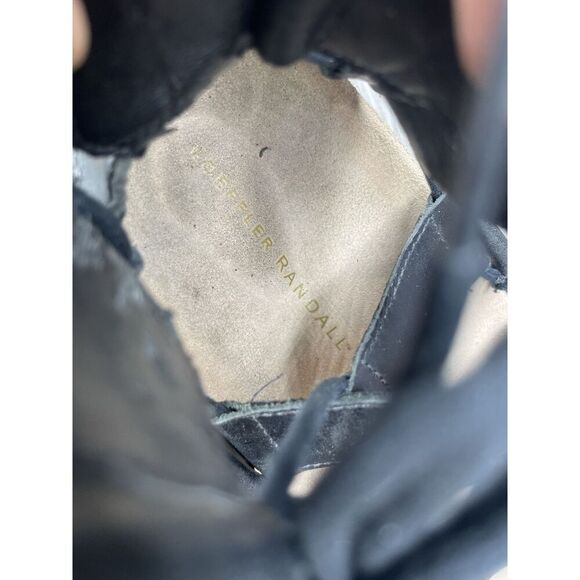 Loeffler Randall Black Leather Pascal Gladiator Strappy Sandals Women Sz 38EU/7M - Picture 9 of 16